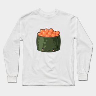 Kawaii food roe nigiri Japanese style Long Sleeve T-Shirt